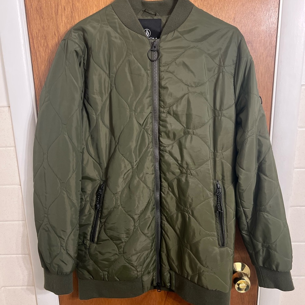 Volcom Dark Olive Water-Repellent Jacket